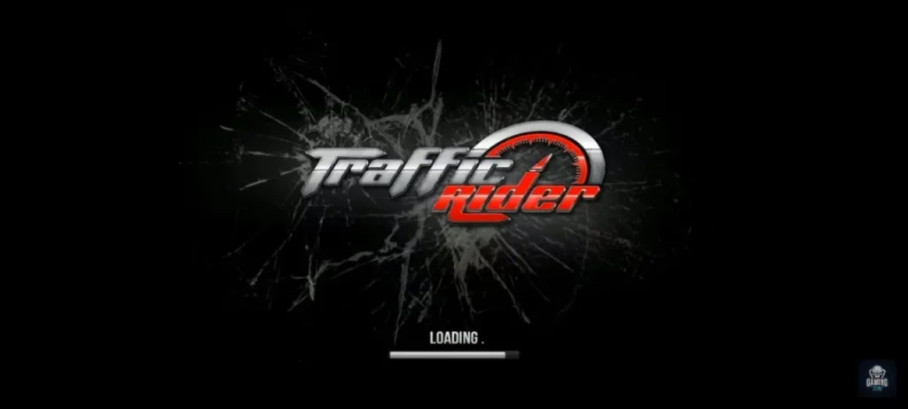 Traffic Rider Loading to start game.