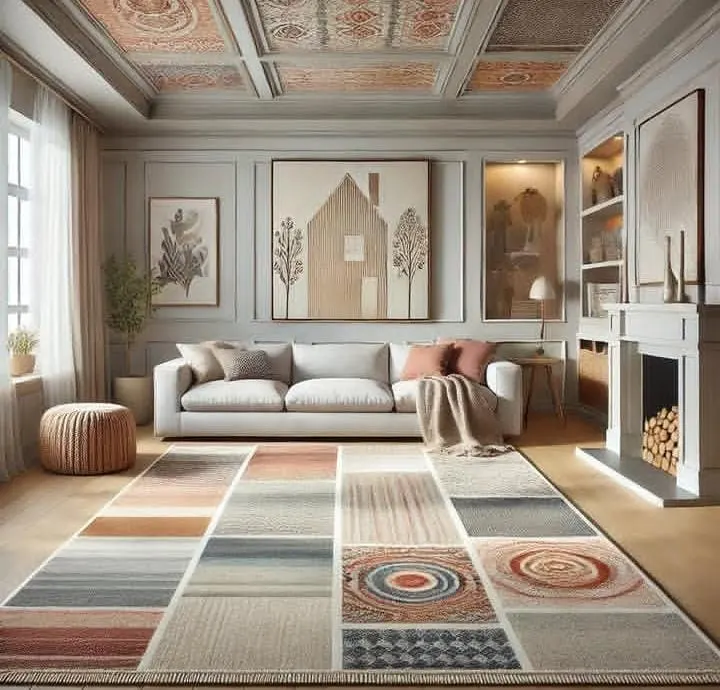 20 Easy Cozy Living Room Decor Ideas That Instantly Transform Your Space 4 Layered Rugs for Depth