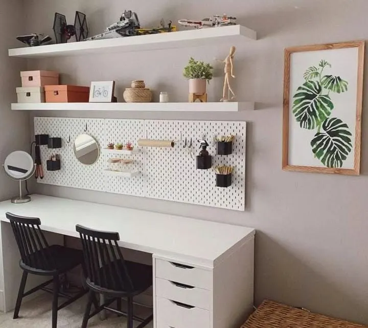Floating Shelf Desk