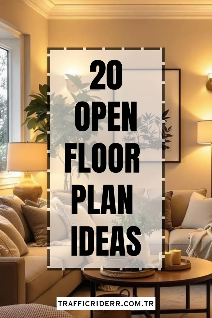 Modern Open Floor Plan Living Room