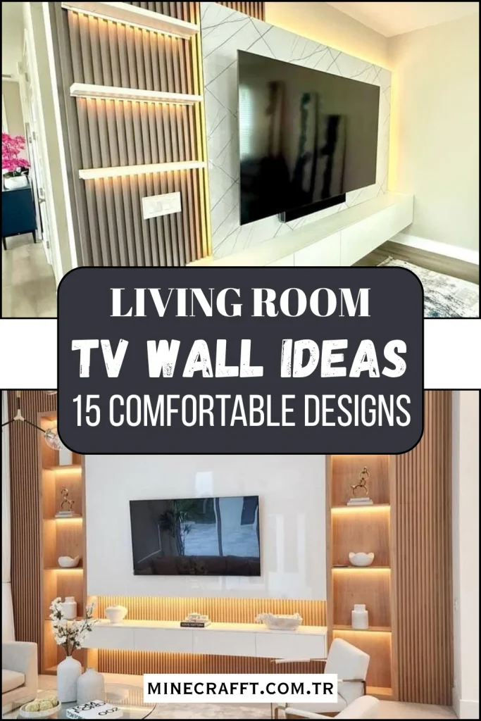 Living Room TV Wall Ideas: 20 Stunning, Modern & Pinterest-Trendy Designs for Every Home 3 Room TV Wall Ideas