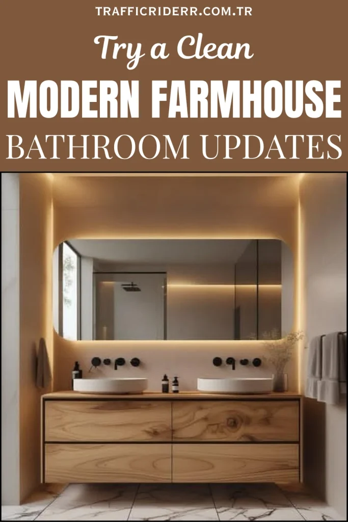 15 Modern Farmhouse Bathroom Ideas That Bring Rustic Charm & Modern Comfort 2 15 Modern Farmhouse Bathroom Ideas