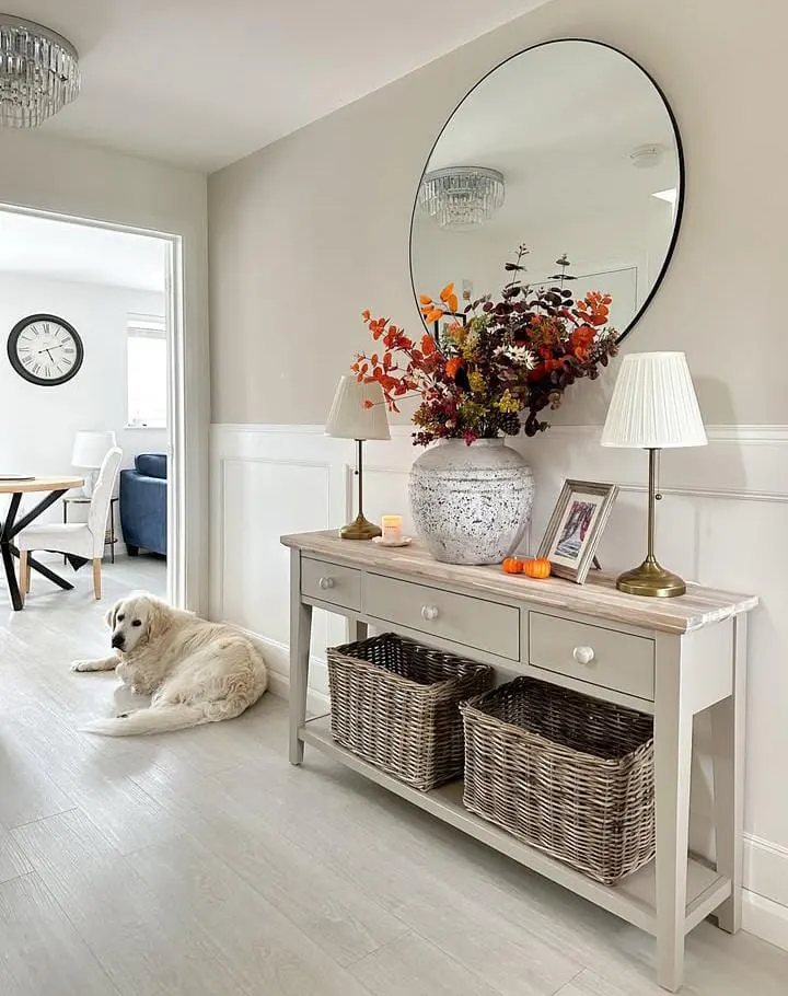 Console Table Styled with Intention