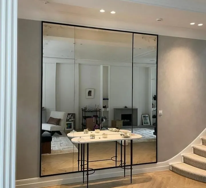 15 Modern Farmhouse Bathroom Ideas That Bring Rustic Charm & Modern Comfort 11 Vintage Mirror Focal Point