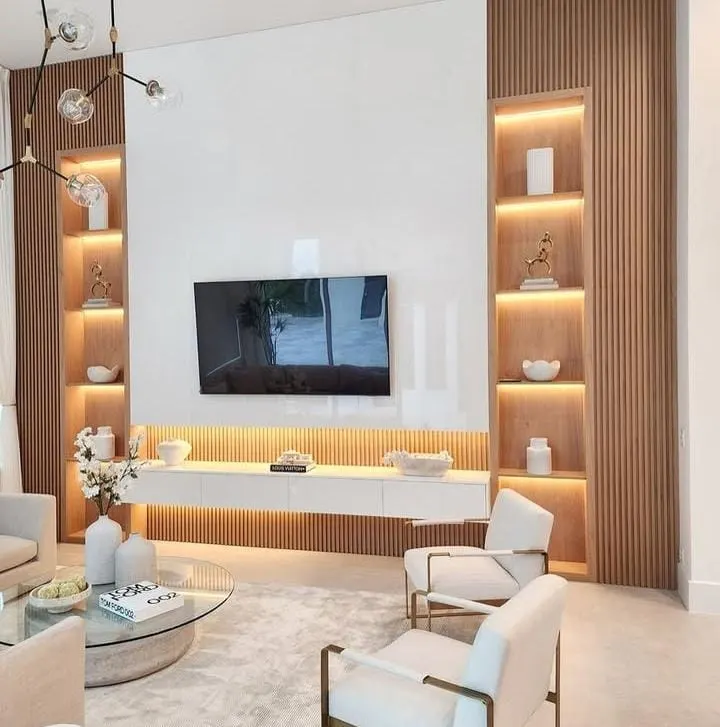 Living Room TV Wall Ideas: 20 Stunning, Modern & Pinterest-Trendy Designs for Every Home 5 Floating Media Console Wall