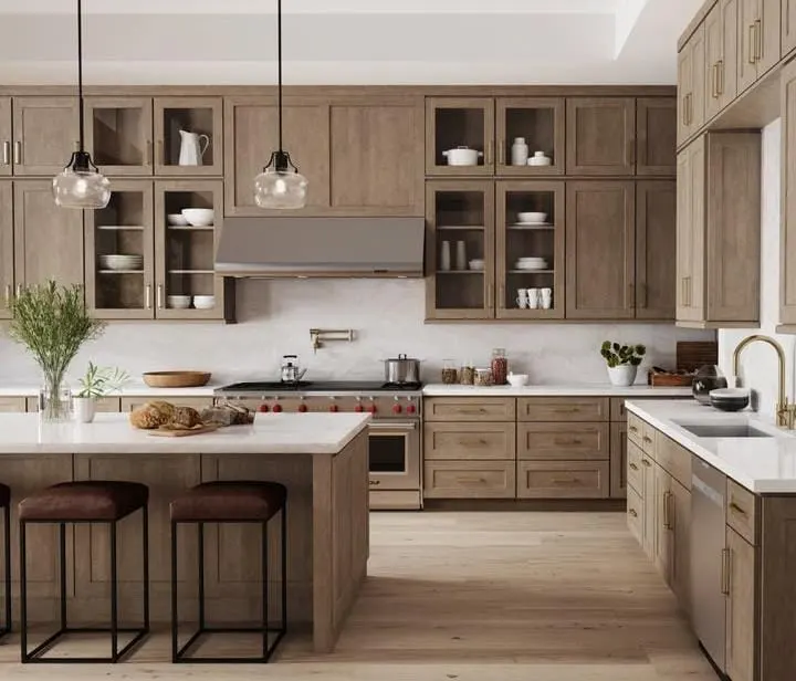 15 Kitchen Cabinet Color Ideas That Transform Your Cooking Space 8 Warm Taupe Comfort