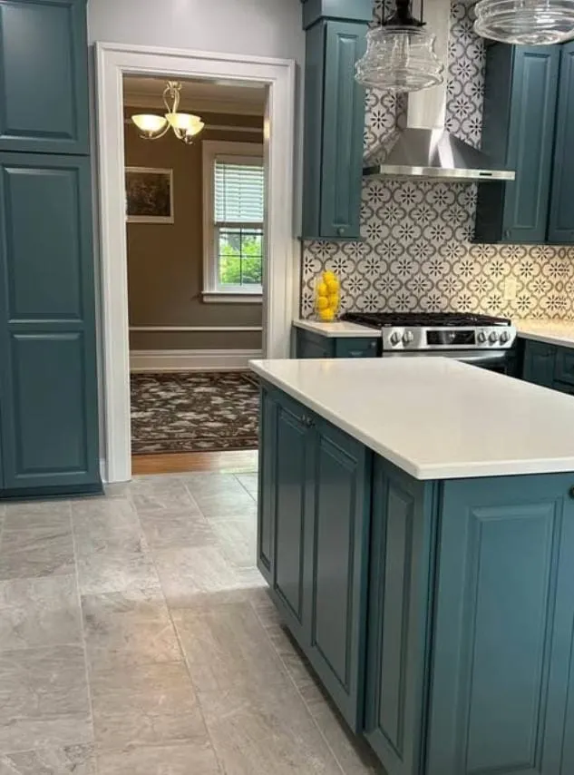 15 Kitchen Cabinet Color Ideas That Transform Your Cooking Space 10 Dusty Blue Tranquility