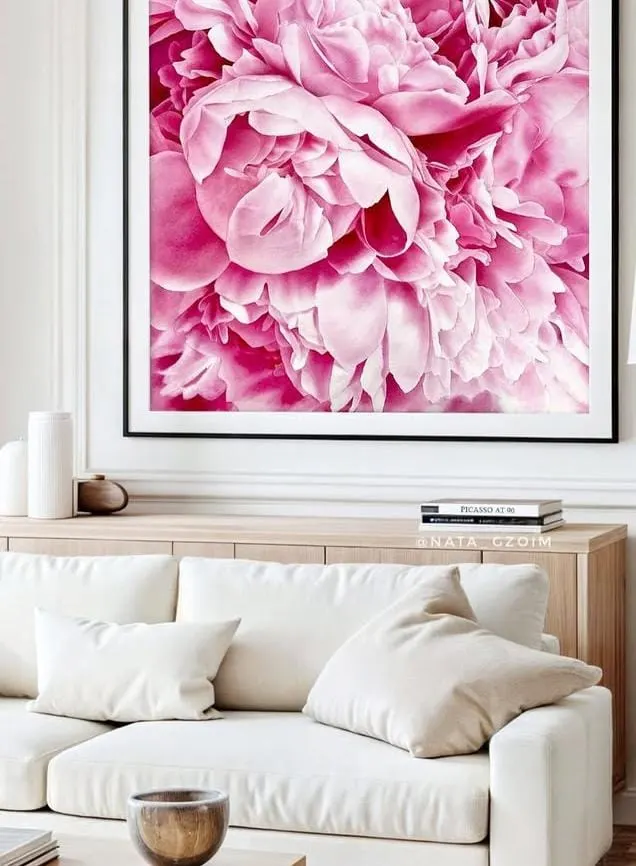 15 Living Room Wall Décor Ideas That Transform Your Space Instantly 8 Botanical Wall Grid