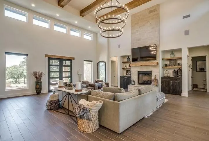 Dream House Interior Design Ideas: Transform Your Space Into a Timeless Sanctuary 6 Ceiling Drama with Beams or Panels