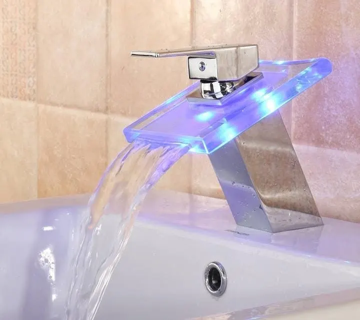 Glass Spout LED Faucet