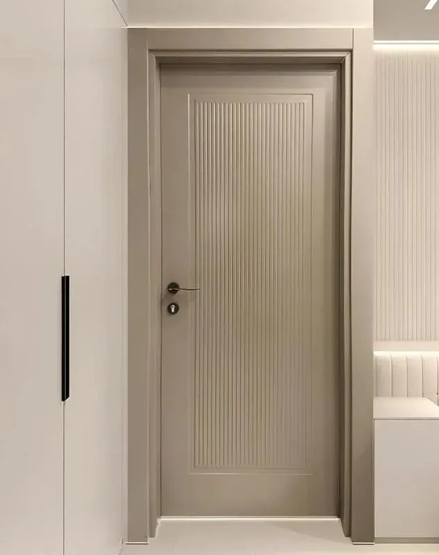 15 Trending Bedroom Door Designs to Make Your Room Feel Complete 6 Minimalist Flush Panel Door