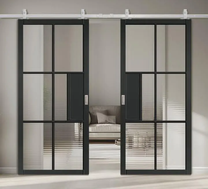15 Trending Bedroom Door Designs to Make Your Room Feel Complete 8 Mirrored Sliding Door