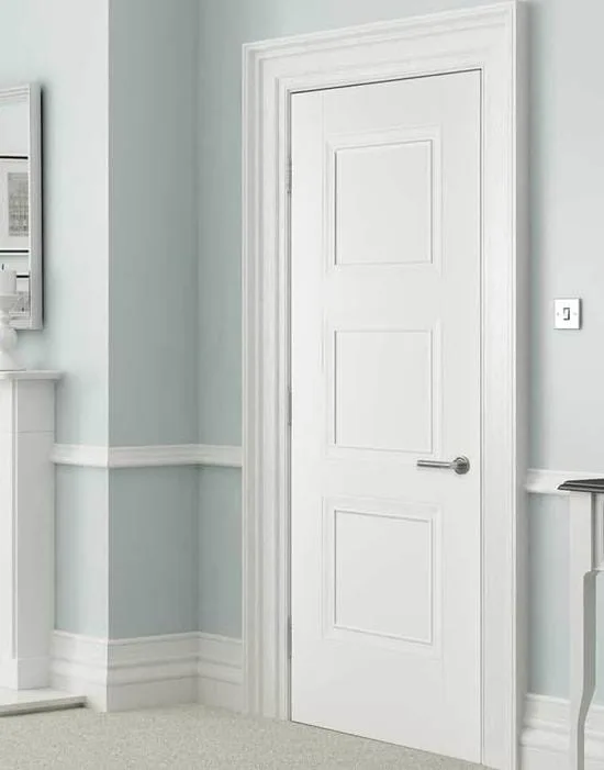 15 Trending Bedroom Door Designs to Make Your Room Feel Complete 10 Paneled Classic White Door