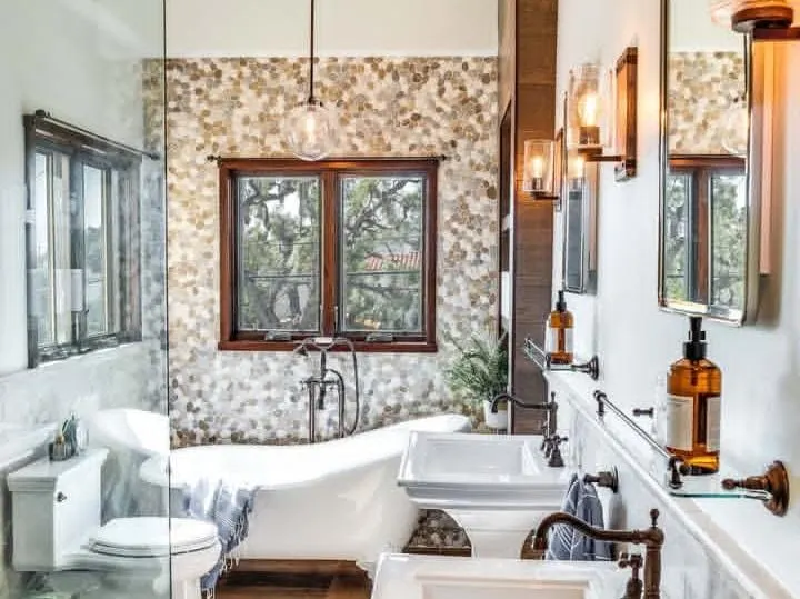 Pebble Mosaic Spa Flooring