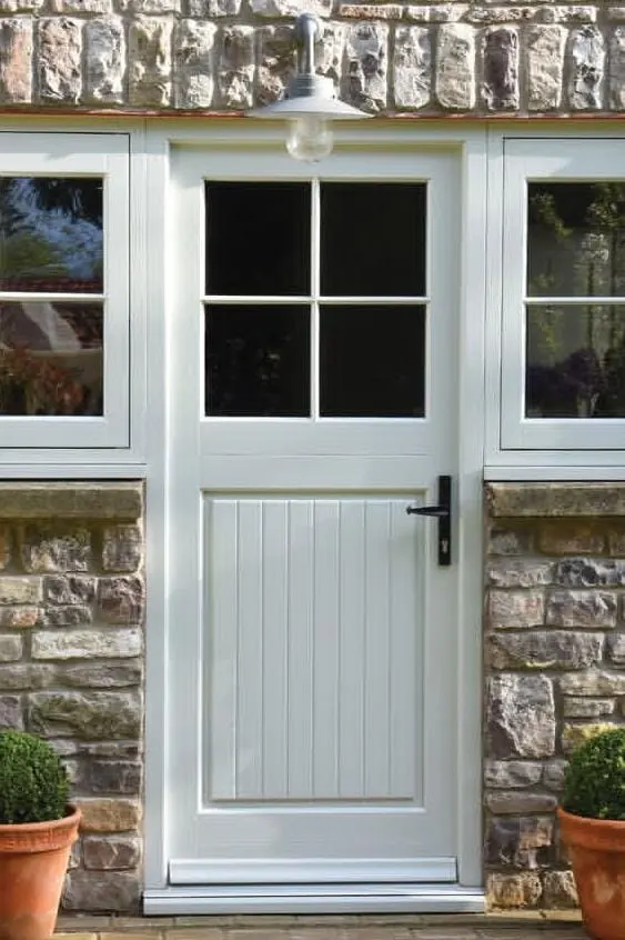 25+ Door Painting Ideas for Your Bedroom & Home — Transform Ordinary Doors into Design Statements 6 distressed Cottage Whitewash