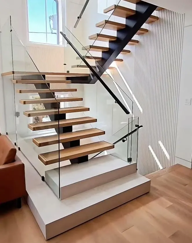 20 Stunning and Unique Staircase Ideas for a Modern Home That Elevate Every Step 1 Floating Glass Staircase