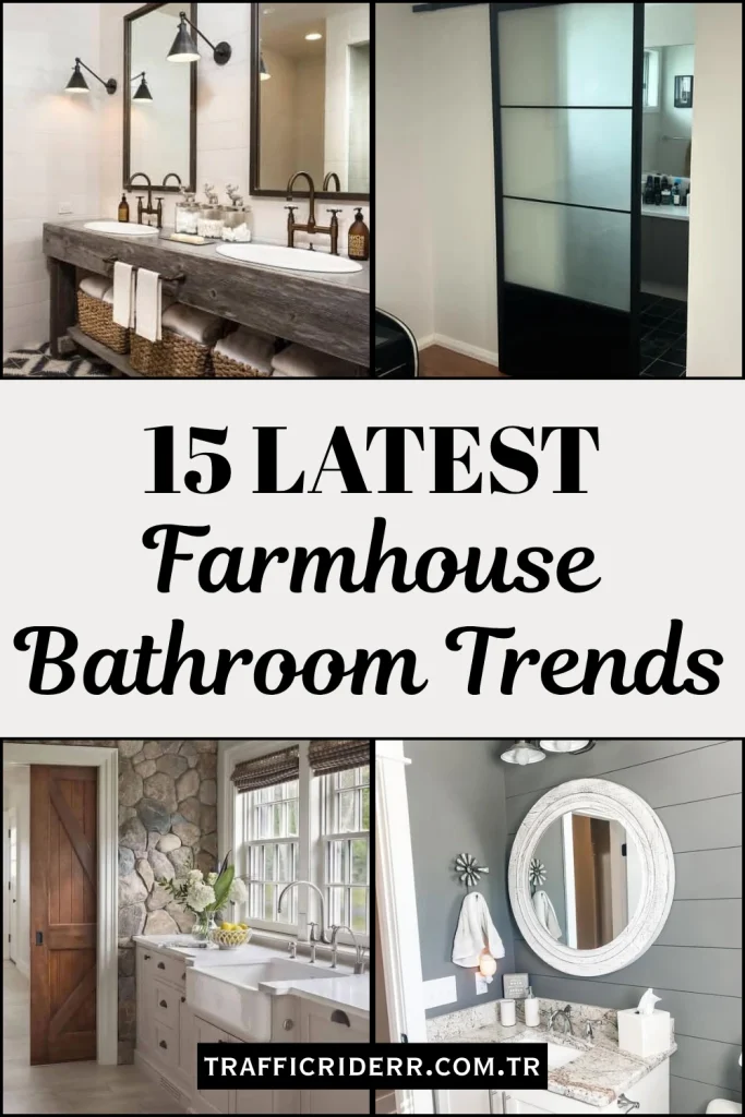 15 Modern Farmhouse Bathroom Ideas That Bring Rustic Charm & Modern Comfort 3 Farmhouse Bathroom Ideas
