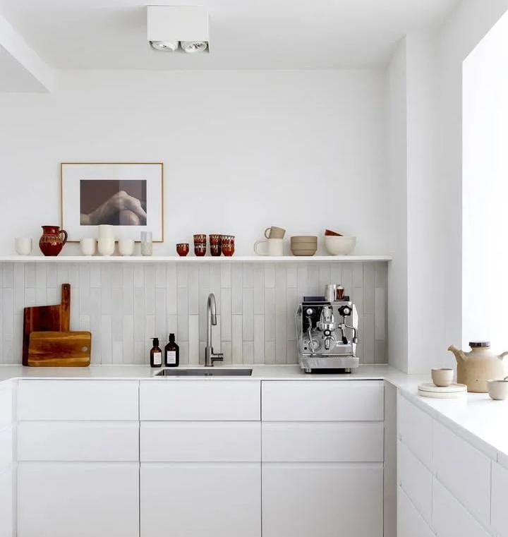 Open Shelving Styled with Handmade Ceramics