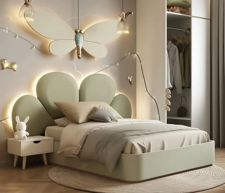 Soft Pastel Nursery with Metallic Accents