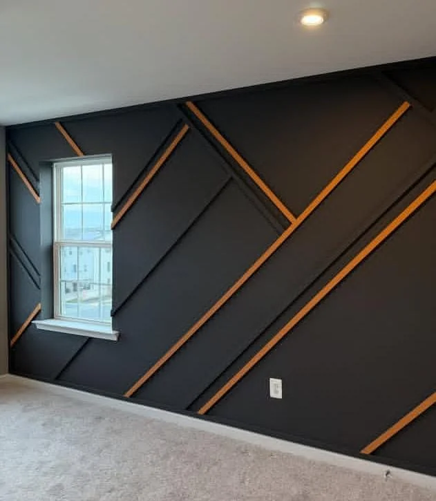 Two-Tone Split Accent Wall