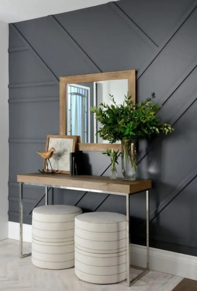 Geometric Paint Accent Wall