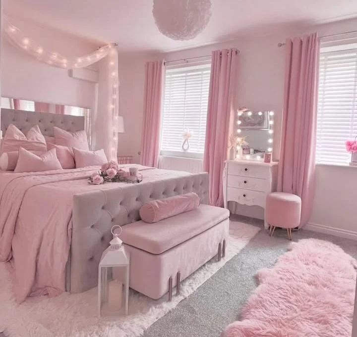 Soft Minimalist K-Drama Bed Corner